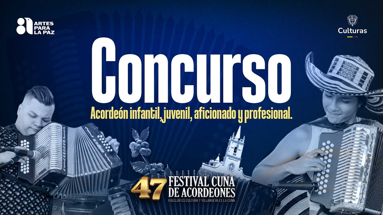 Festival Cuna de Acordeones de Villanueva, La Guajira  Concurso Acordeón Profesional