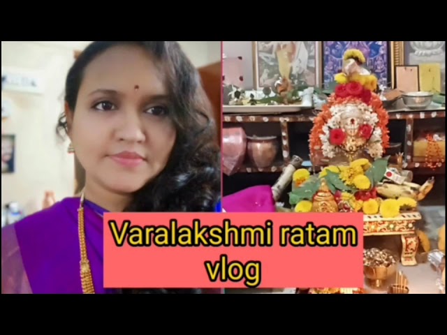Varalakshmi ratam special vlog/Anjani's channel/telugu class=
