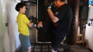 Training Boxing with Louis ktc