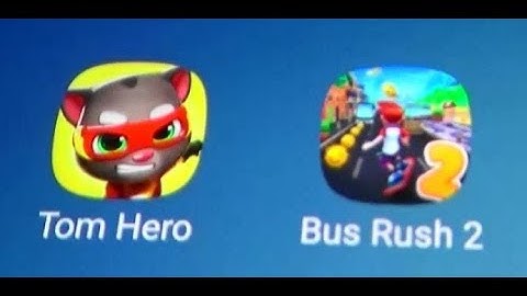 Talking Tom Hero Dash Vs Bus Rush 2