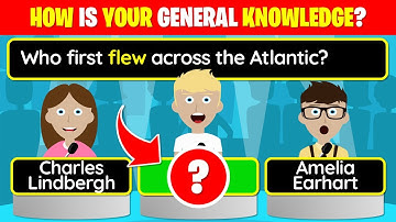 👉  How is YOUR general knowledge?! - 40 Trivia Questions | 25-135