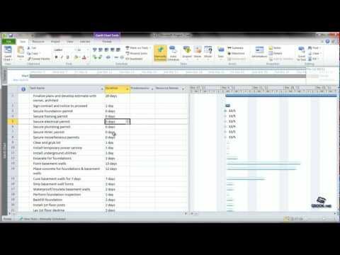 Microsoft Project Tutorial 3.3 Entering Milestones