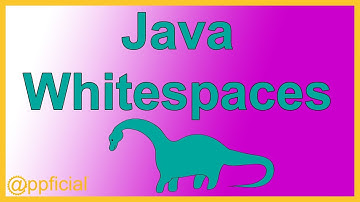 Java Whitespaces - Whitespace Characters in your Program  - Java Tutorial - Appficial