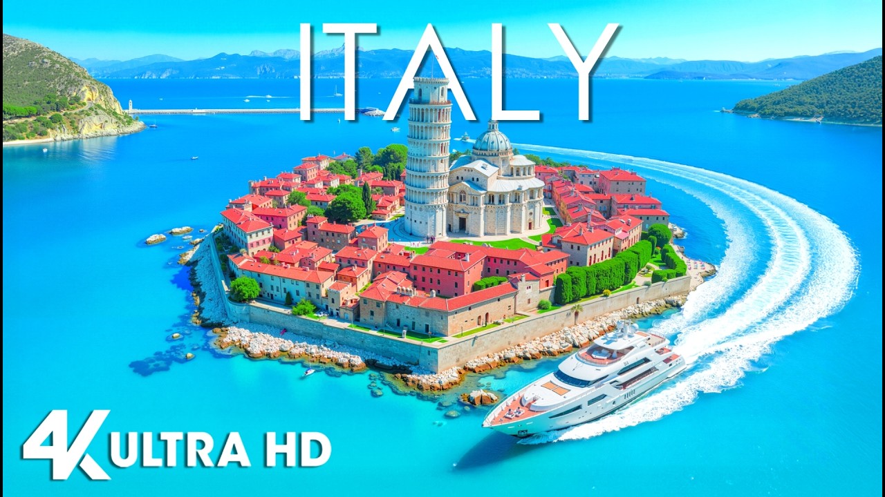 ITALY 4K ULTRA HD | Hidden Beaches, Crystal Blue Waters & Cinematic Deep House Travel Film
