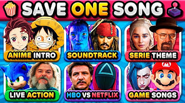Save One Song: RANDOM Rules #5 - Movies🎬 Games 🕹️ Series 📺 | Music Quiz