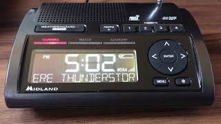 [DOUBLE HEADER] EAS Severe Thunderstorm Warning WXL40 7/6/20 5:00 PM (17:00)