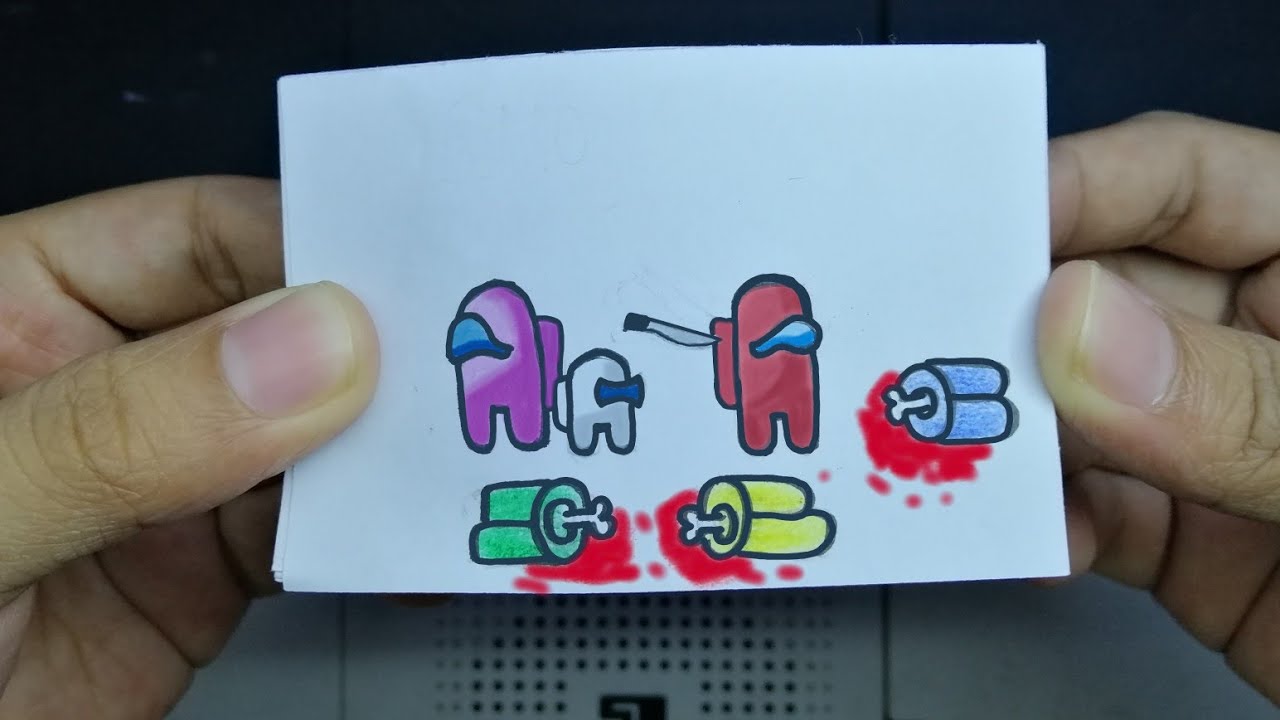AMONG US |Flipbook Animation