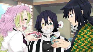 【鬼滅の刃】伊黒に感動のサプライズ！？【声真似アフレコLINE】