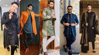 Groom Fashion Outfits||ideas||2022 trendy men wedding Dress||sherwani groom fashion screenshot 5
