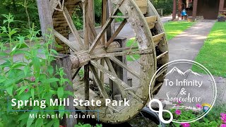 Camping at Spring Mill State Park || Bluespring Caverns Park || Mitchell, IN