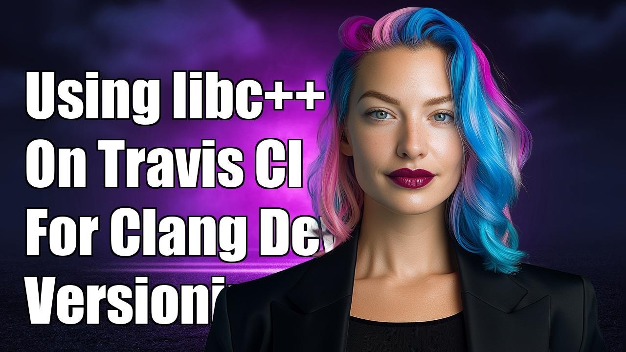 using different libc++ versions on travis for clang - YouTube