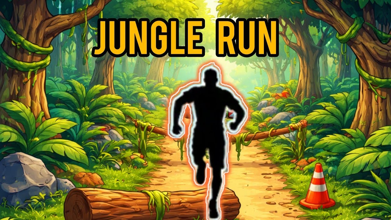 JUNGLE RUN Immersive Interactive Warm Up | Viral Interactive Game | Fun Games 🎮 