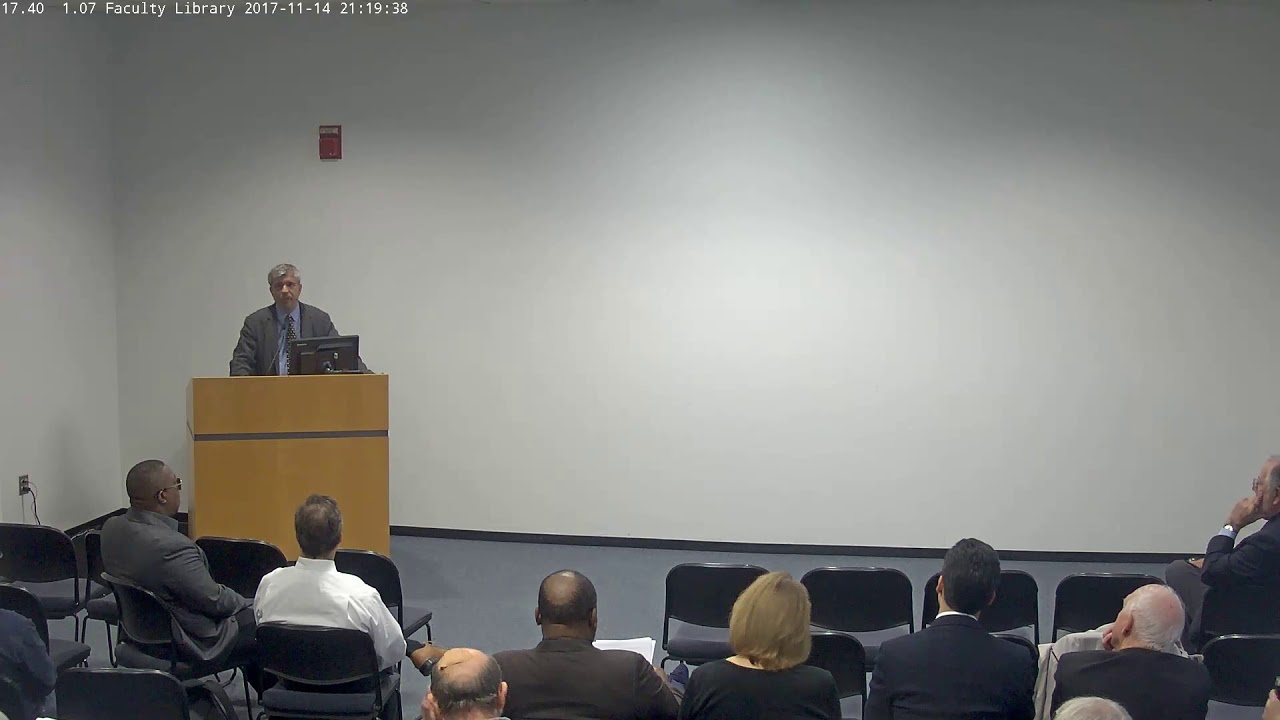 Santiago Legarre en Seton Hall Law School (November 2017)