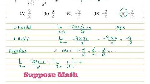 GR1268, Question 01 | GRE Maths | Suppose Math with Akhtar Abbas