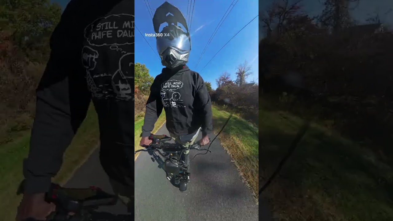 Teewing Z4 Pro on the trail in Delaware. 