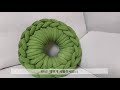 라무통위빙_핸드니팅 자이언트 도넛쿠션 만들기
