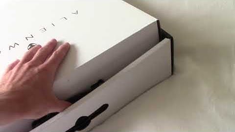 Alienware m15 r3 unboxing video! Opened upside-down!