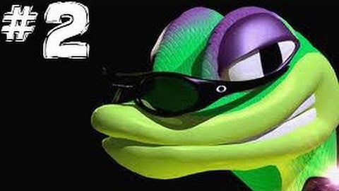 Gex: Enter the Gecko 100% Walkthrough - Part 2: Out of Toon - Jump to the Teetering Rock HQ