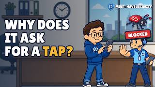 Why does my security plugin ask for a tap (and how it stops XSS)