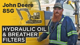 How To Change Hydraulic Filters And Check The Level A John Deere 85G