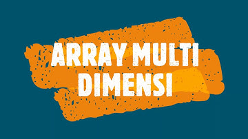 RPL - MICROSOFT VISUAL BASIC 2010 - ARRAY MULTI DIMENSI