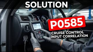HOW TO FIX P0585 OBD II ERROR CODE - Cruise Control Multi Function Input Correlation