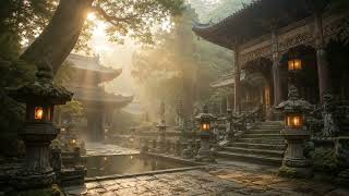5 Hours Ancient Temple Ambience | Soft Bells, Gentle Breeze & Meditation Sounds screenshot 5