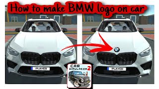 Car Simulator 2 me BMW ka logo kaise bnaye. how to make BMW logo on BMW car. screenshot 5
