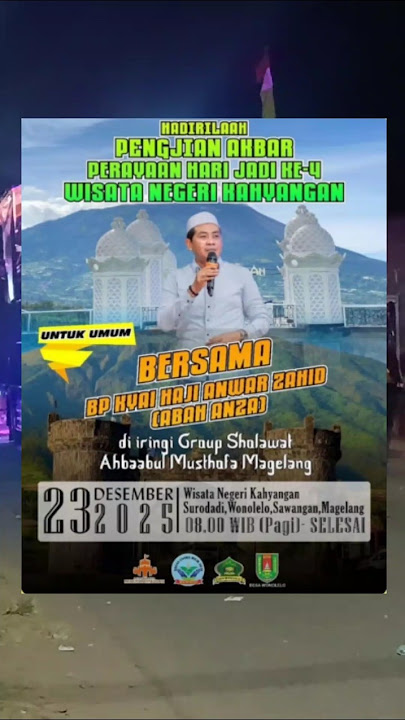 KH Anwar Zahid di Sawangan Magelang #shorts #khanwarzahid