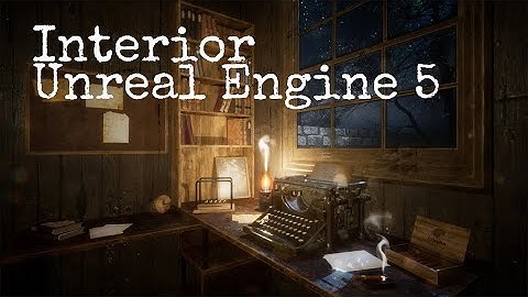 [4K] Old wooden room interior in Unreal Engine 5