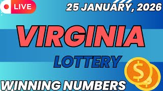 Virginia Day Lottery Results For - 25 Jan, 2026 - Pick 3 - Pick 4 - Pick 5 - Powerball - Cash4Life