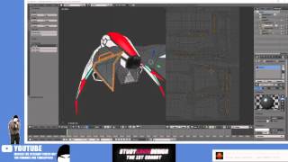 Spaceship UV and Texturing Part 4 FINAL