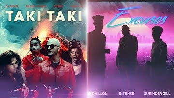 Taki Taki x Excuses | Mixed Song | Shorts #status #video #audioedit#Shorts@DJSnake #Apdhillon
