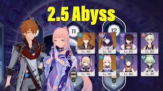 2.5 Spiral Abyss Floor 12 9 Stars with Childe & Sukokomon | Genshin Impact