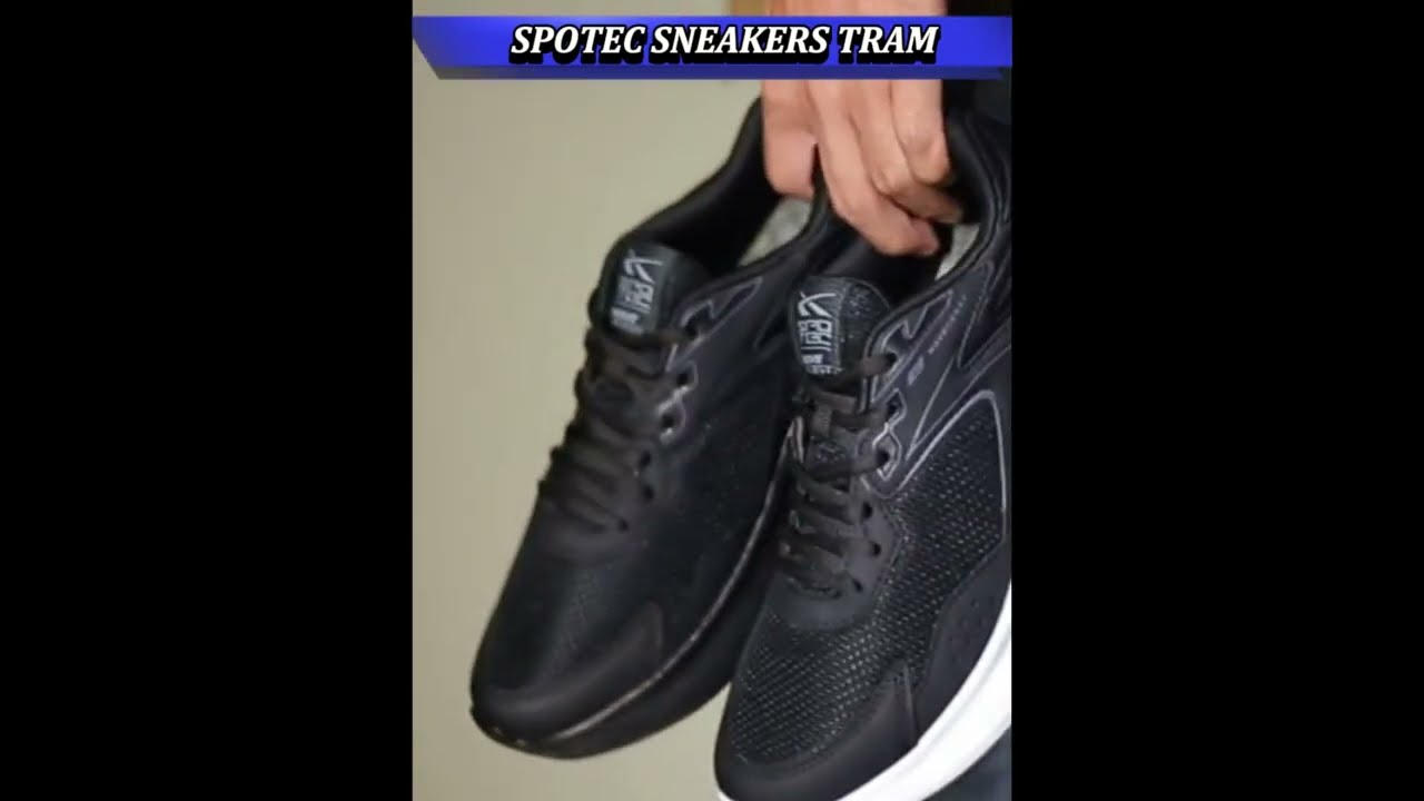 SPOTEC SNEAKERS TRAM Black White 