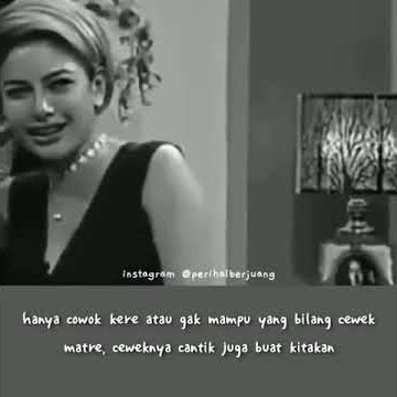 Status WhatsApp Keren Soal Cewek Matre