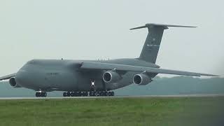 *QUICK TAKEOFF* Massive Lockheed Martin C-5M Super Galaxy Takeoff from Dover AFB!