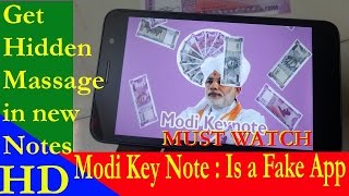 Modi Key Note to Get Hidden Massage in new Notes is a fake app screenshot 2