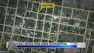 Shooting in Abbeville leaves one in the hospital