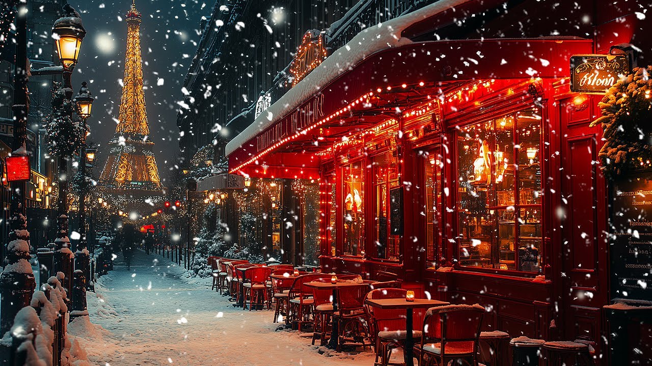 Прохладная и освежающая атмосфера зимой | Успокаивающая инструментальная джазовая музыка