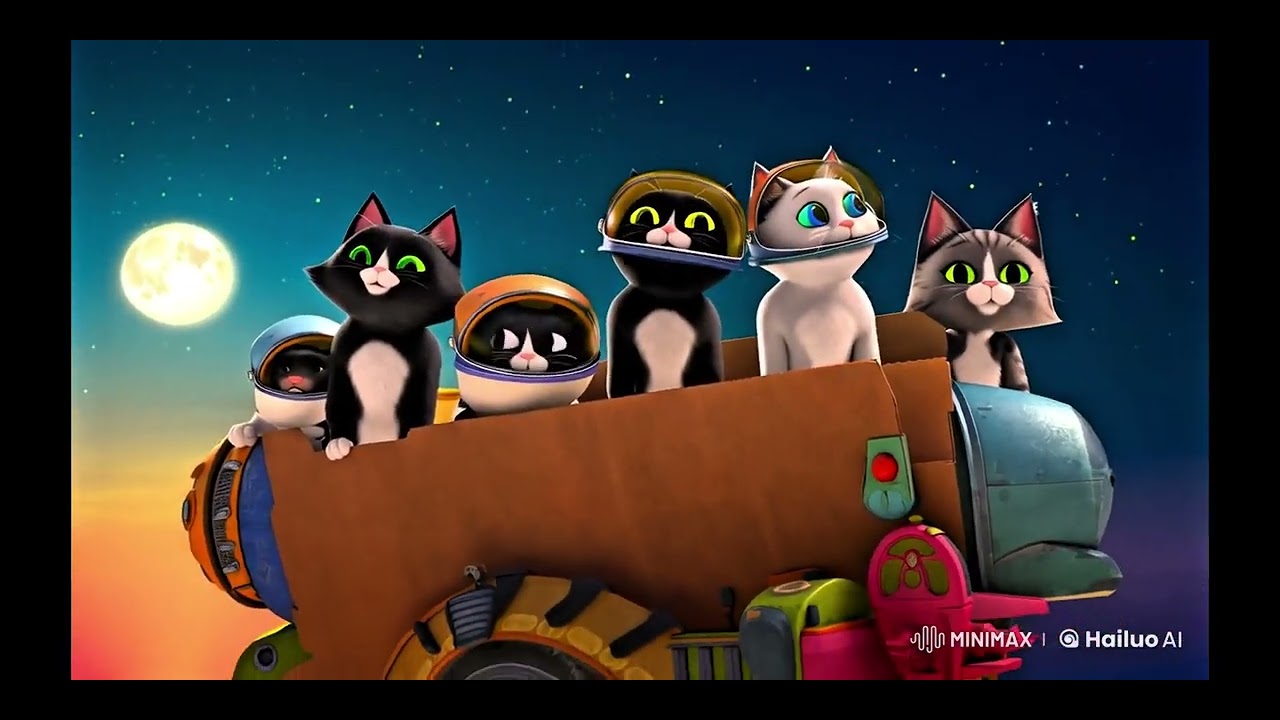 "Galactic Cats: An Epic Adventure Among the Stars! 🚀🐱"