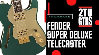 ギター Fender Deluxe Telecaster Thinline MOD Fender Modern Player Telecaster Thinline Deluxe in Black