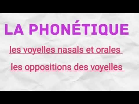 Vidéo: Différence Entre Les Voyelles Laxistes Et Tendues