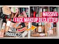 ONLY Keeping What I LOVE!! Massive FACE Makeup Declutter 2021