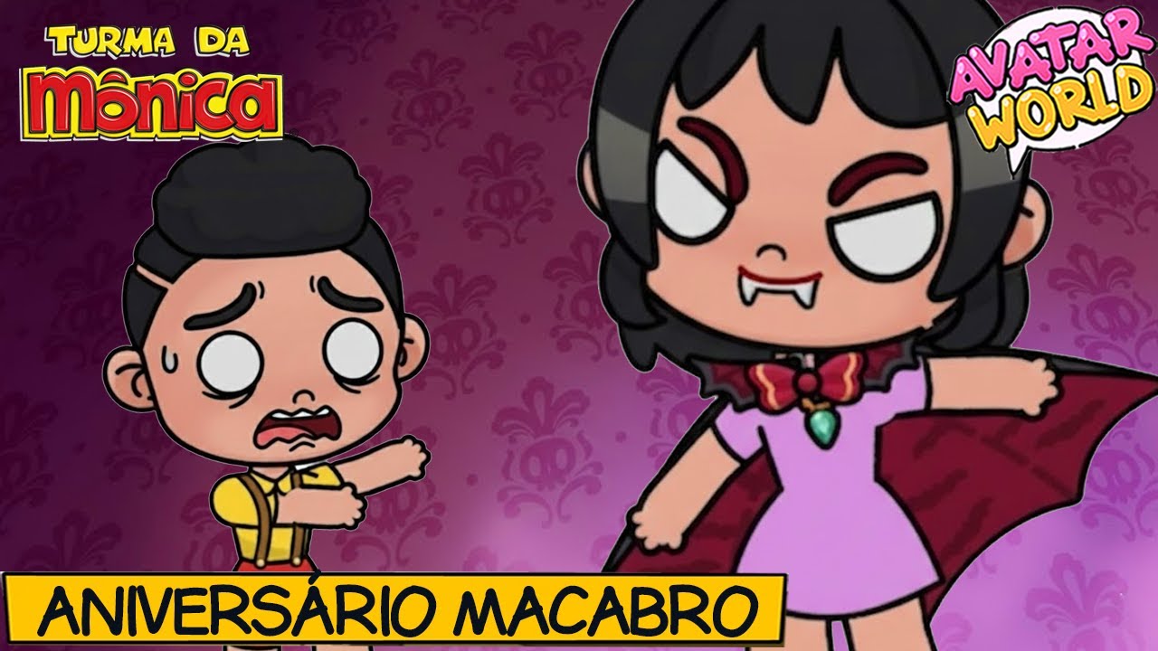 Turma da Mônica no Avatar World ✨ Aniversário Macabro