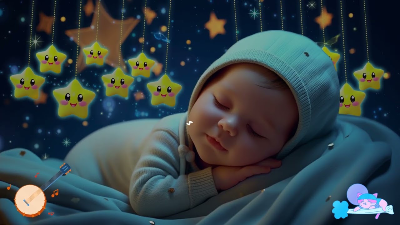 Mozart Brahms Lullabies 🎶 Baby Sleep Routine 🌙 Sleep Instantly in 3 Minutes 💤 Gentle Sleep Music