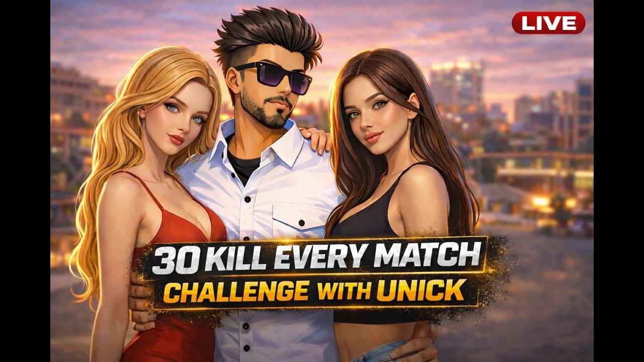 30 KILL EVERY MATCH CHALLENGE WITH UNICK