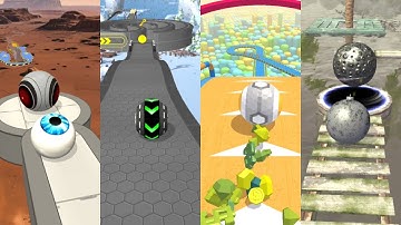 Going Balls VS Rollance Balls, Action Balls, Rolling Ball Sky Gameplay Walkthrough Part 4