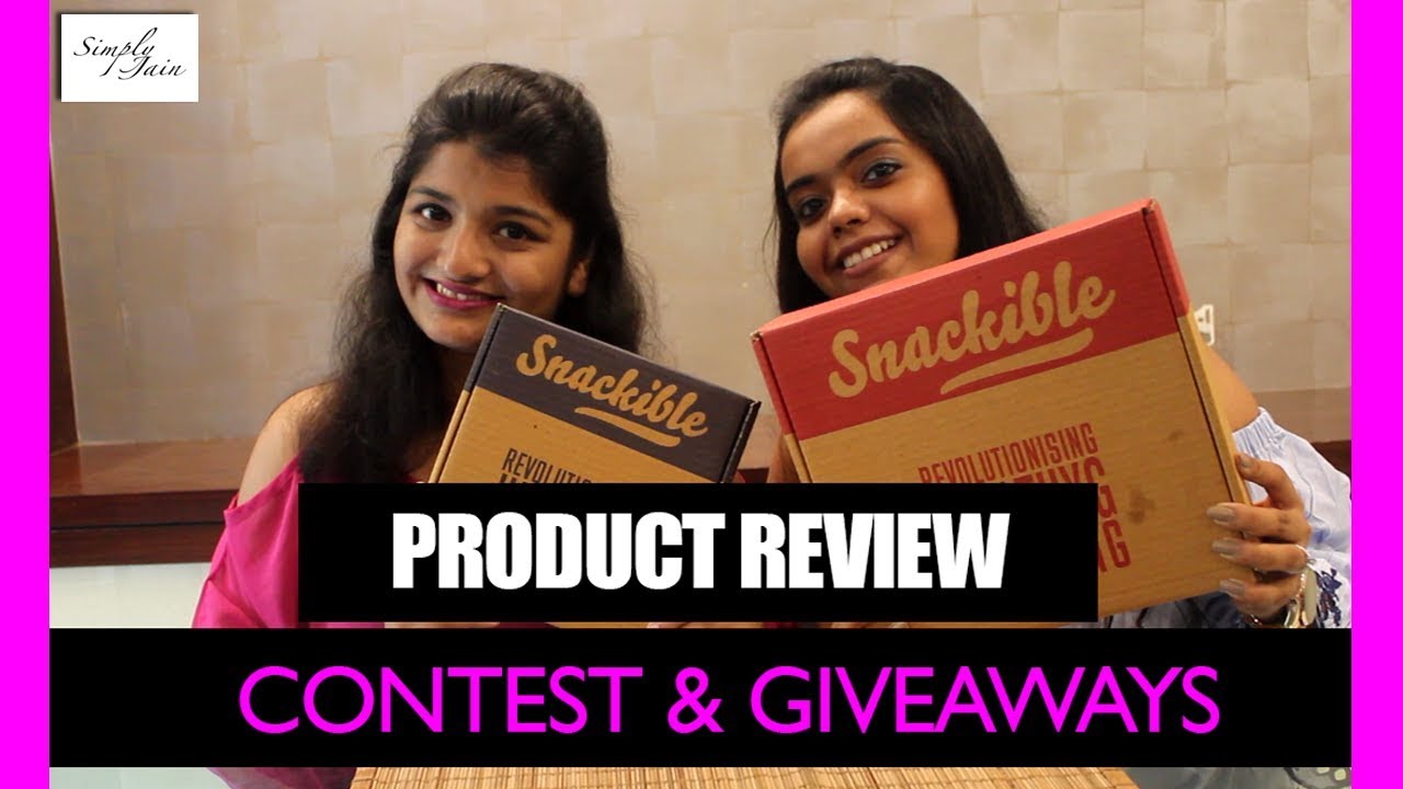 Product Review - Snackible | Contest & Giveaways | Simply Jain