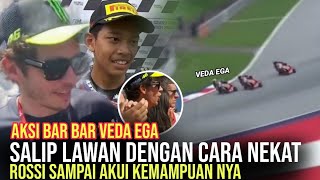 Buat Rossi Tertawa ! Aksi Berani Veda Saat Buat Salipan Juara Di Tikungan Terakhir